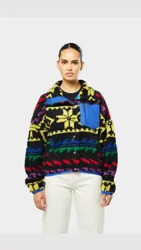 Choice Ralph lauren polo nordic jacquard zip fleece - multi - womens, multi offer