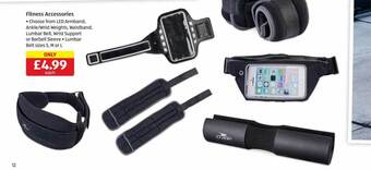 Aldi Fitness accessories offer