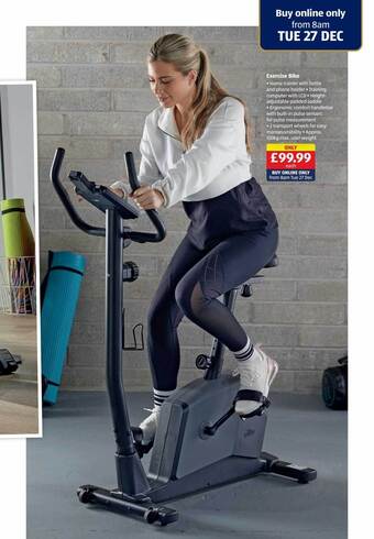 Aldi Exercise bike offer