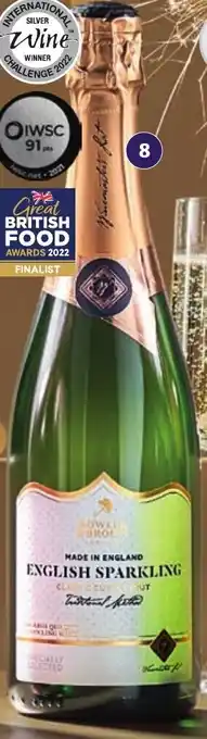 Aldi English Sparkling wine England 75cl offer