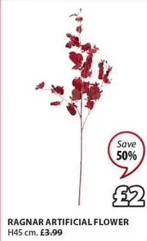 JYSK Ragnar artificial flower offer