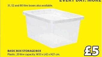 JYSK Basic box storage box offer