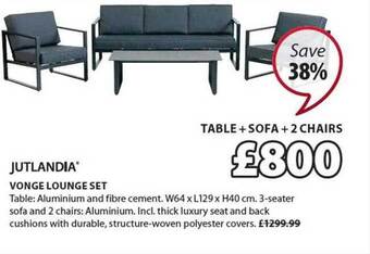 JYSK Jutlandia vonge lounge set offer