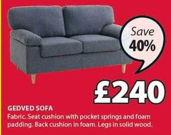 JYSK Gedved sofa offer