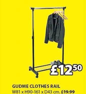 JYSK Gudme clothes rail offer