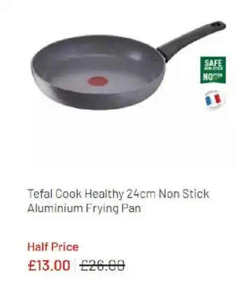 Argos Tefal cook healthy 24cm non stick aluminum frying pan offer
