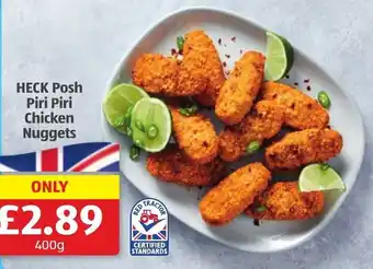 Aldi HECK Posh Piri Piri Chicken Nuggets 400 g offer