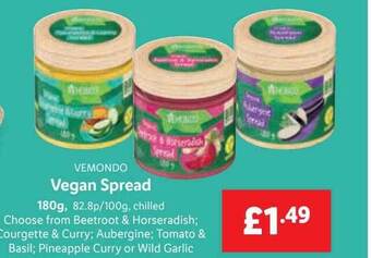Lidl Vemondo vegan spread offer