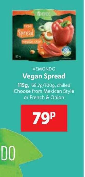 Lidl Vemondo vegan spread offer