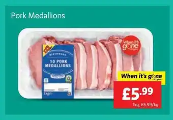 Lidl Pork medallions offer