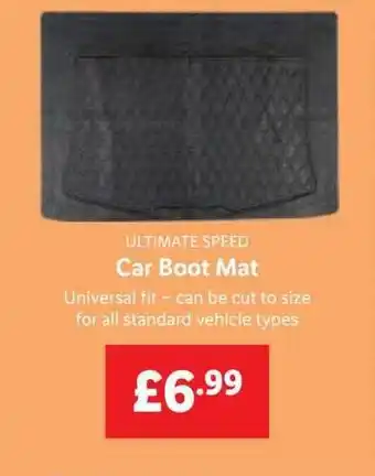 Lidl Car boot mat offer