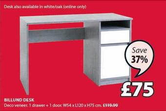 JYSK Billund desk offer