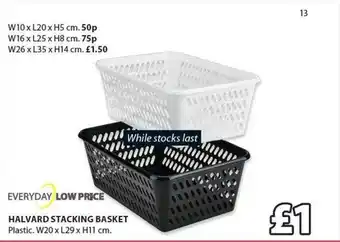 JYSK Halvard stacking basket offer