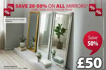 JYSK Nordborg mirror, mirror offer