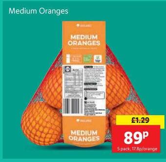 Lidl Medium oranges offer