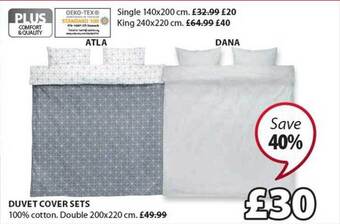 JYSK Duvet cover sets offer