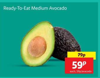 Lidl Ready-to-eat medium avocado offer