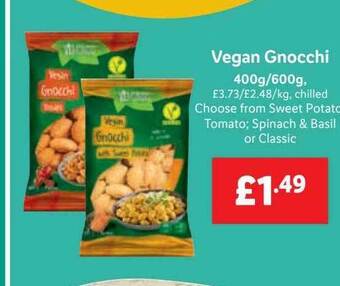 Lidl Vegan gnocchi offer