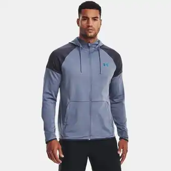 Under Armour Under armour men's rush™ warm-up full-zip aurora purple / tempered steel / black m offer