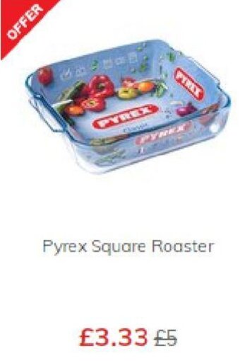 Morrisons Pyrex square roaster offer