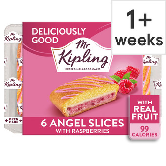 Tesco Mr kipling deliciously good angel cake slices x6 offer