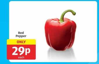 Aldi Red pepper offer