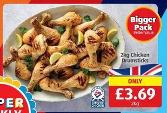 Aldi 2kg chicken drumsticks offer