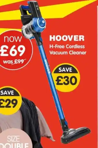 B&M Stores H-Free Cordless Vacuum Cleaner offer