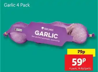 Lidl Garlic 4 Pack offer
