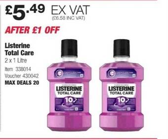 Costco Listerine total care offer