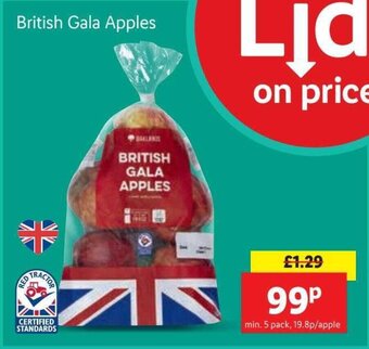 Lidl British Gala Apples offer