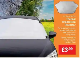 Lidl Ultimate Speed Thermal Windscreen Protector offer