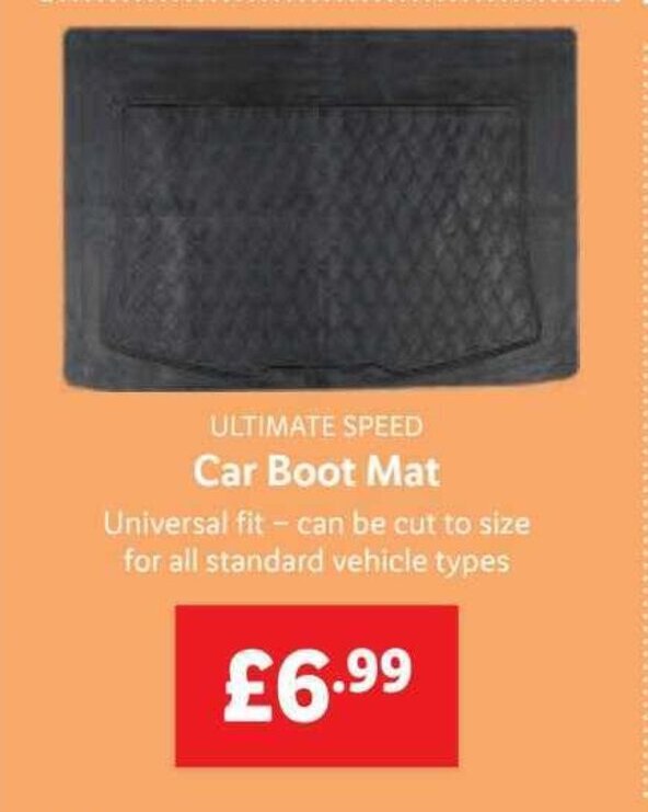 Lidl car store boot liner