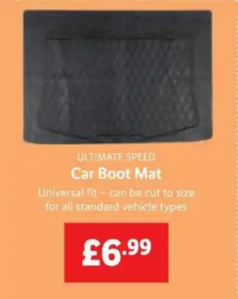 Lidl Ultimate Speed Car Boot Mat offer