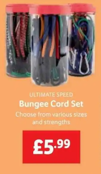 Lidl Ultimate Speed Bungee Cord Set offer