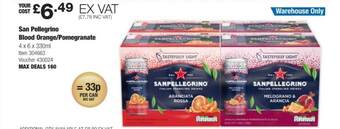 Costco San pellegrino blood orange pomegranate offer
