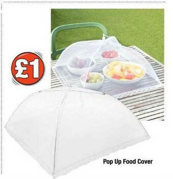 Poundland Pop Up Food Cover offer