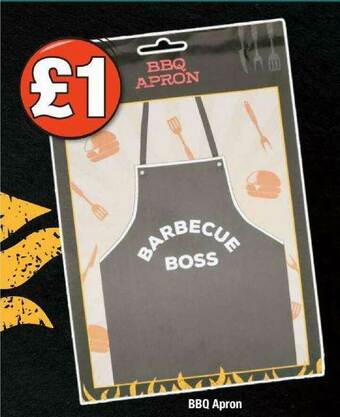 Poundland BBQ Apron offer