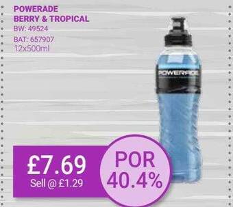 Bestway Powerade berry & tropical offer