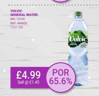 Bestway Volvic mineral water offer