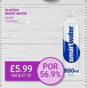Bestway Glaceau smart water offer