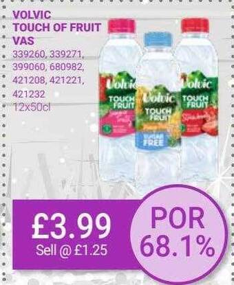 Bestway Volvic touch of fruit vas offer