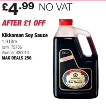 Kikkoman Soy Sauce 1.9 Litre