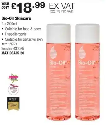 Costco Bio-Oil Skincare offer