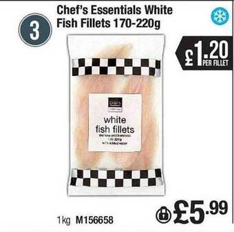 Makro Chef's essentials white fish fillets offer