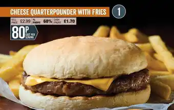 Makro Cheese quarterpounder with fries offer