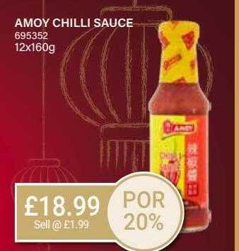 Bestway Amoy chilli sauce offer