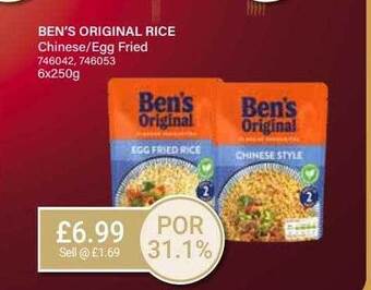 Bestway Ben's original rice offer