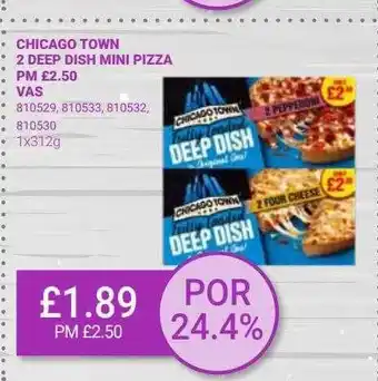 Bestway Chicago town 2 deep dish mini pizza offer