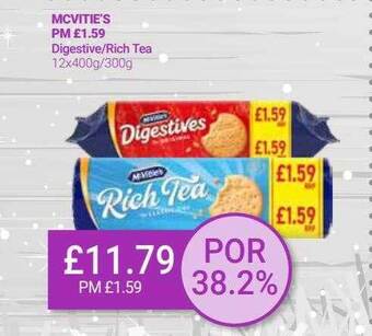 Bestway Mcvitie's digestive rich tea offer
